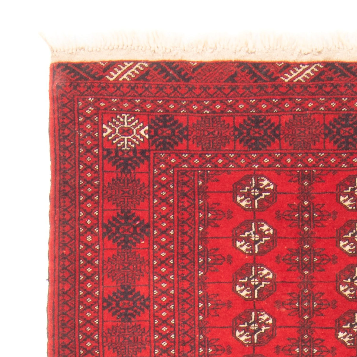 Runner Turkaman Rug - 194 x 85 cm - red