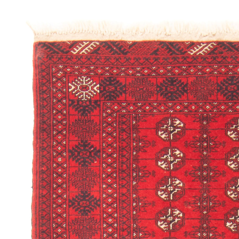 Runner Turkaman Rug - 194 x 85 cm - red
