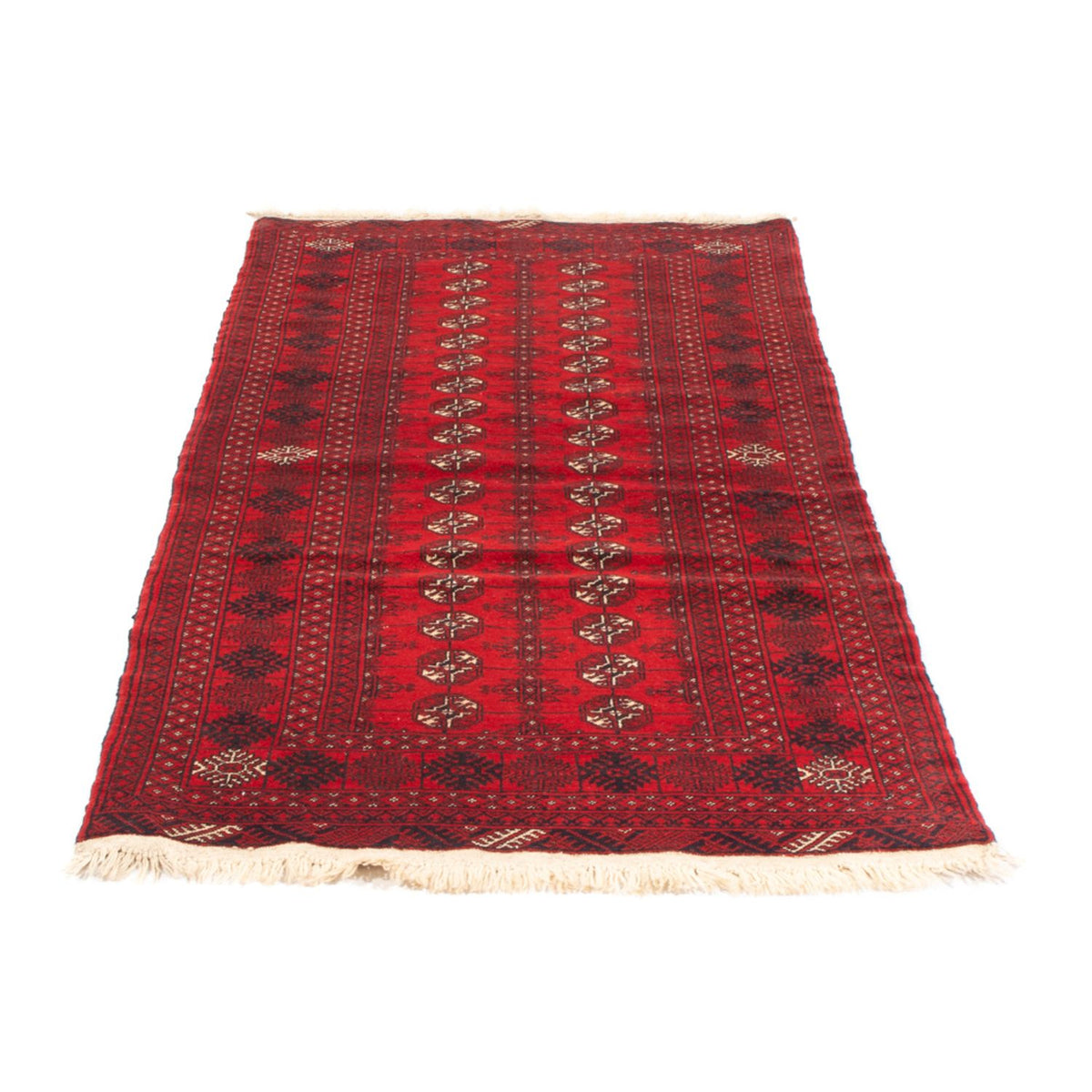 Runner Turkaman Rug - 194 x 85 cm - red