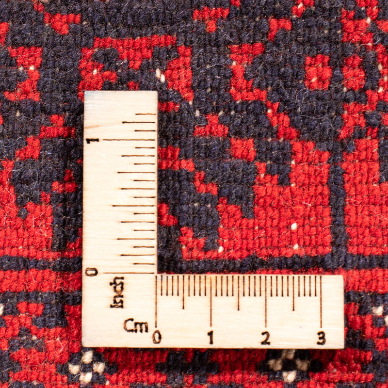 Runner Turkaman Rug - 194 x 85 cm - red