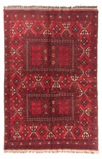 Turkaman Rug - 228 x 158 cm - red