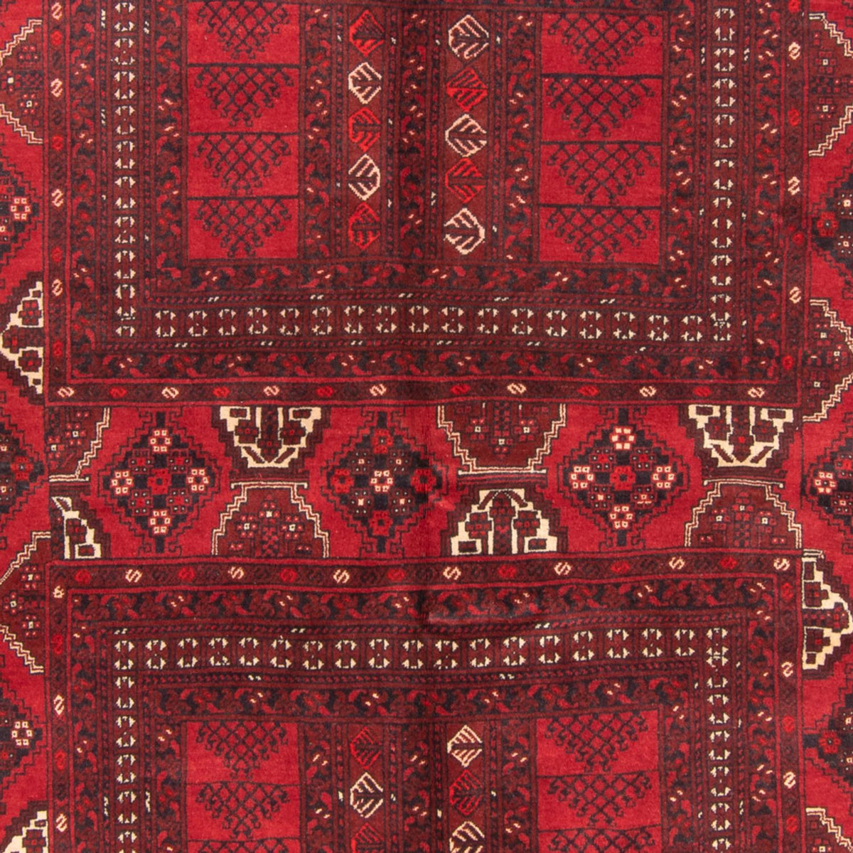 Turkaman Rug - 228 x 158 cm - red