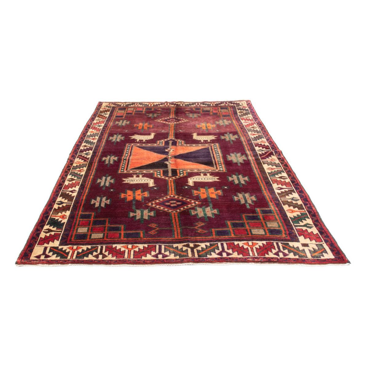 Perser Rug - Nomadic - 245 x 156 cm - purple