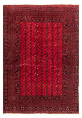 Turkaman Rug - 257 x 178 cm - red