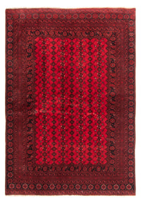 Turkaman Rug - 257 x 178 cm - red