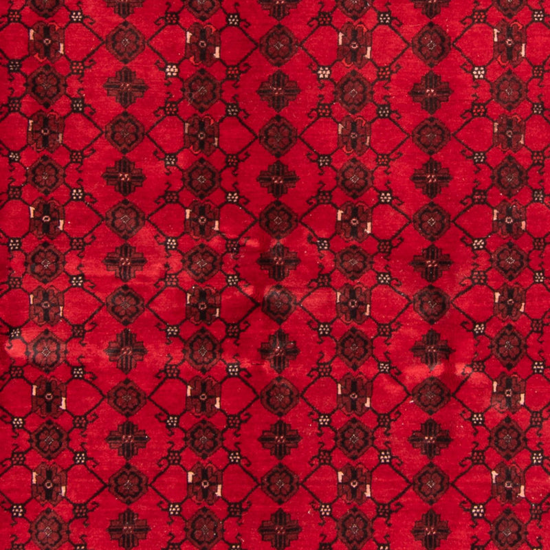 Turkaman Rug - 257 x 178 cm - red