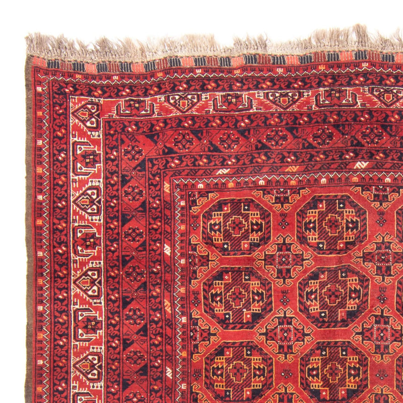 Turkaman Rug - 246 x 157 cm - red