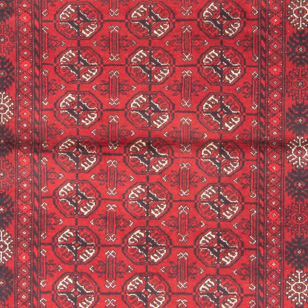 Runner Turkaman Rug - 183 x 79 cm - red
