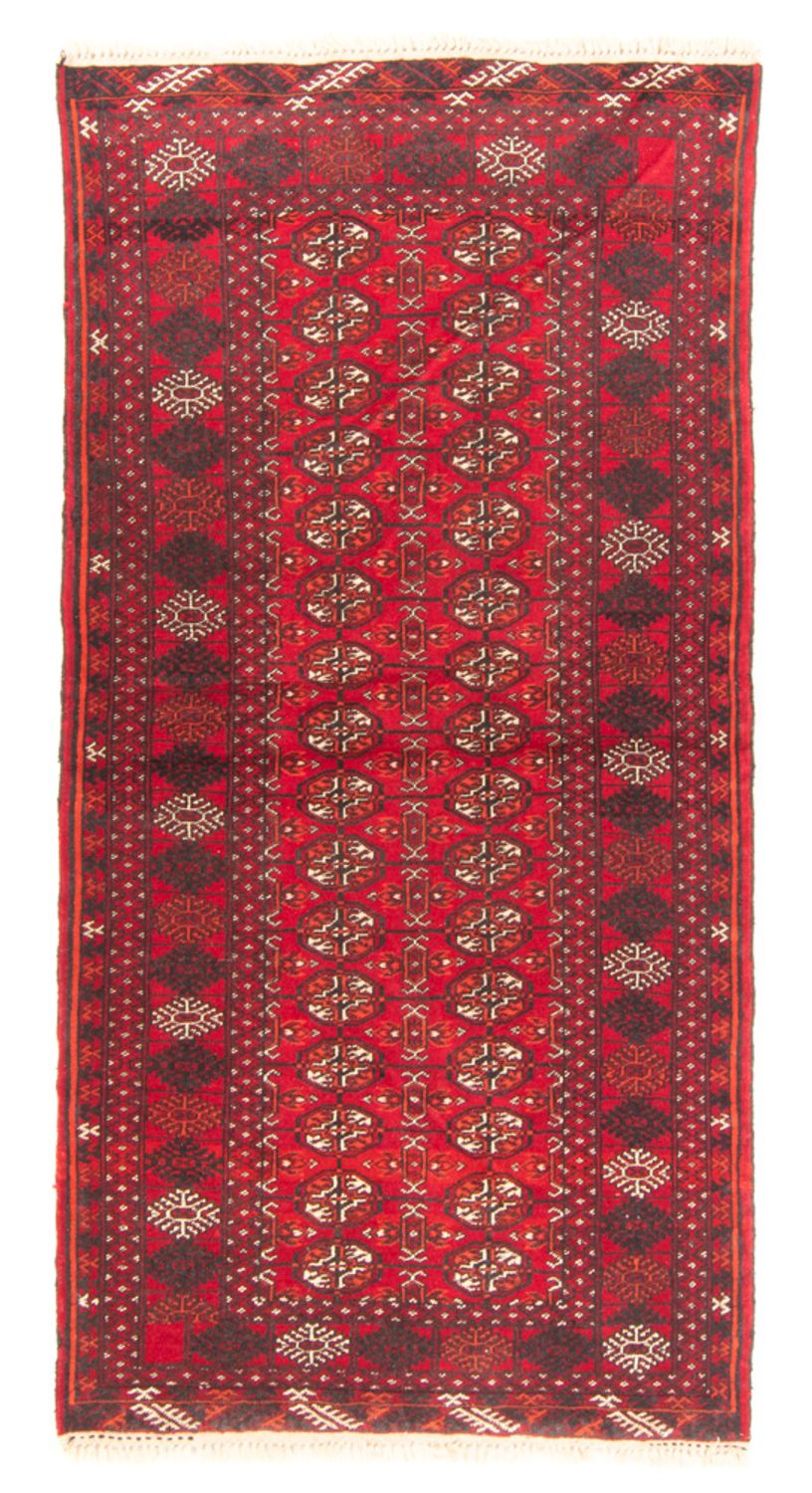 Runner Turkaman Rug - 180 x 83 cm - red