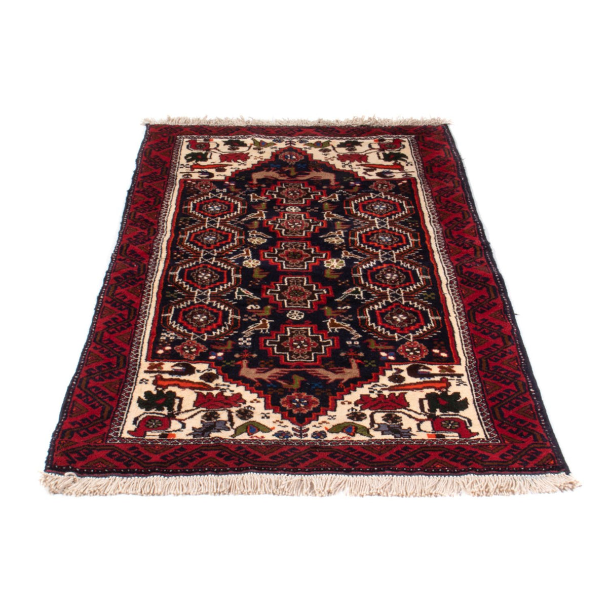 Runner Belutsch Rug - 175 x 85 cm - dark blue