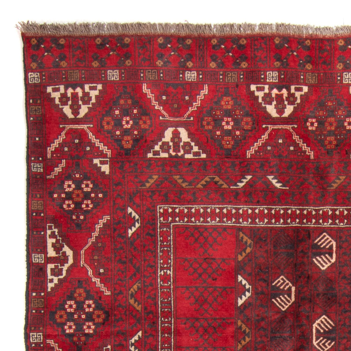 Turkaman Rug - 230 x 153 cm - red
