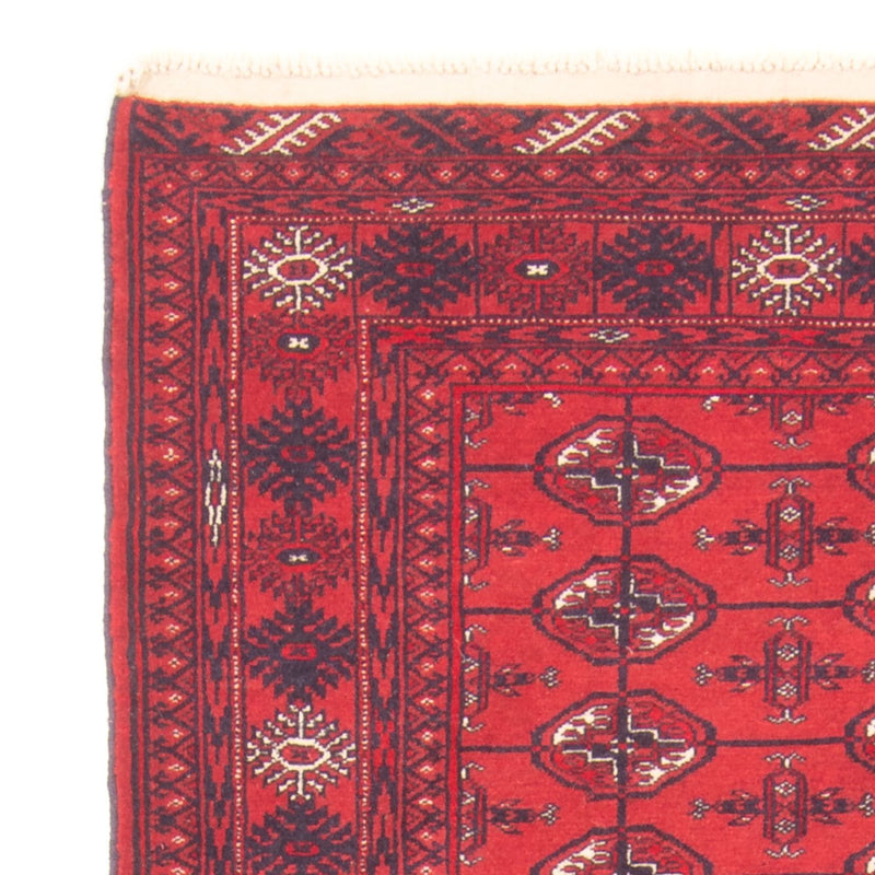 Runner Turkaman Rug - 191 x 88 cm - red