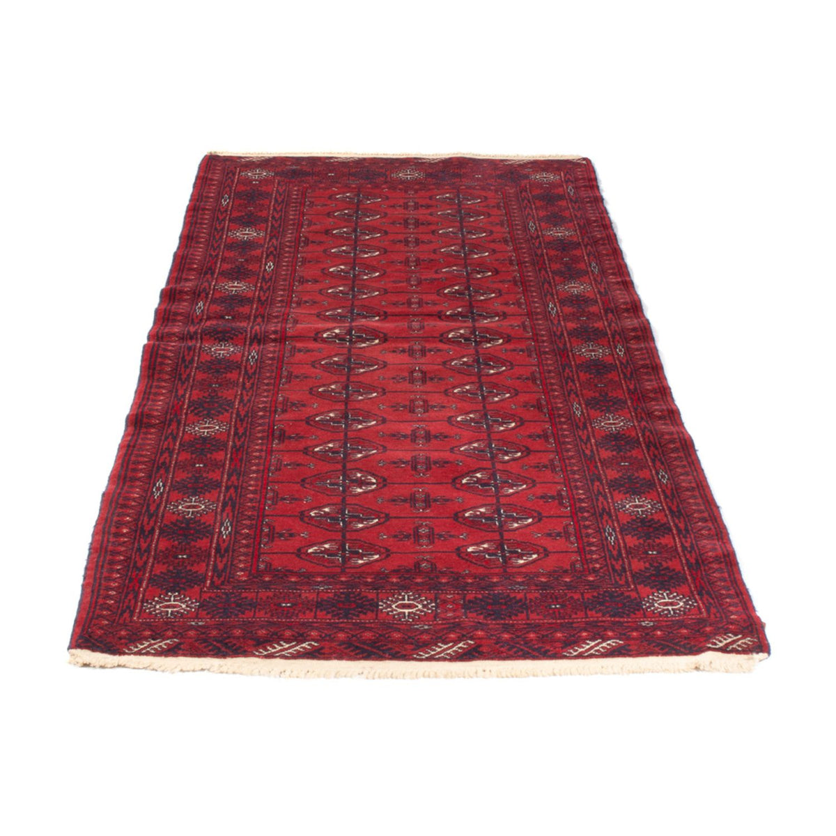 Runner Turkaman Rug - 191 x 88 cm - red