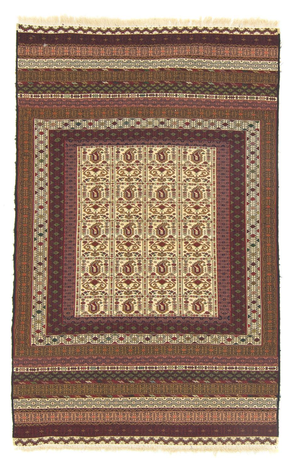 Kelim Rug - Oriental - 196 x 123 cm - beige