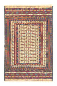 Kelim Rug - Oriental - 186 x 126 cm - beige