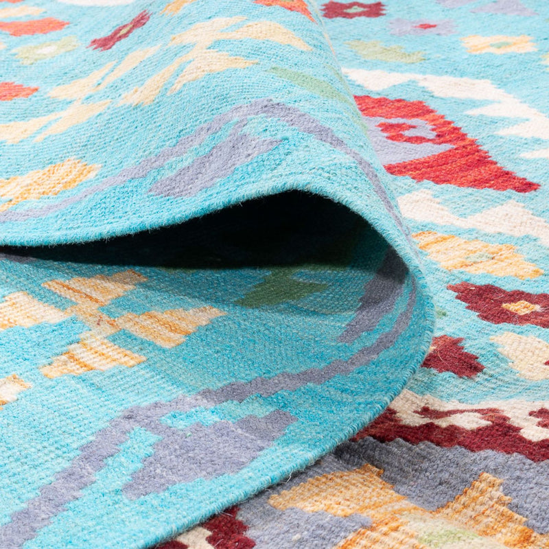 Kelim Rug - Splash - 250 x 176 cm - multicolored