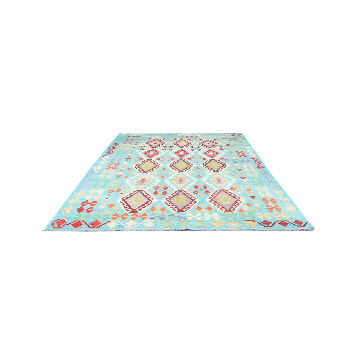 Kelim Rug - Splash - 250 x 176 cm - multicolored