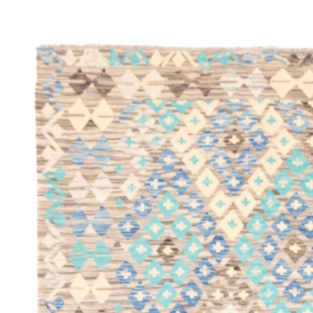 Kelim Rug - Splash - 241 x 174 cm - multicolored