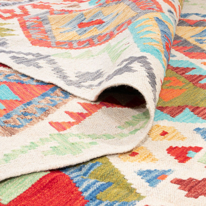 Kelim Rug - Splash - 248 x 177 cm - multicolored