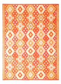 Kelim Rug - Splash - 253 x 176 cm - multicolored