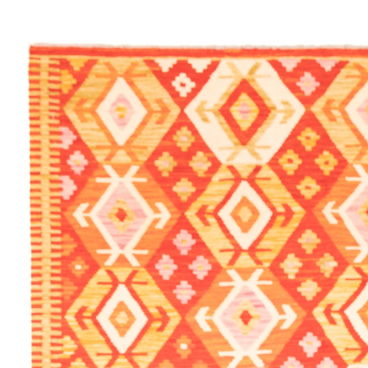 Kelim Rug - Splash - 253 x 176 cm - multicolored