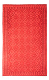 Modern Kilim Rug 193x291cm - Wool Rug - Rectangle / Red / 193 x 291 cm Rectangle