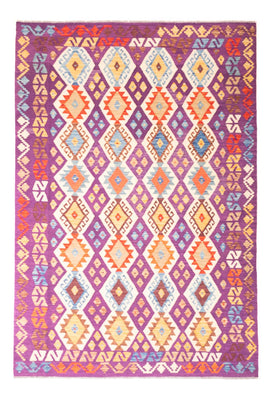 Kelim Rug - Splash - 256 x 178 cm - multicolored