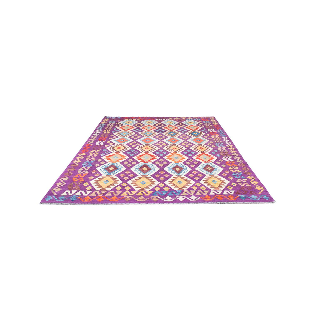 Kelim Rug - Splash - 256 x 178 cm - multicolored