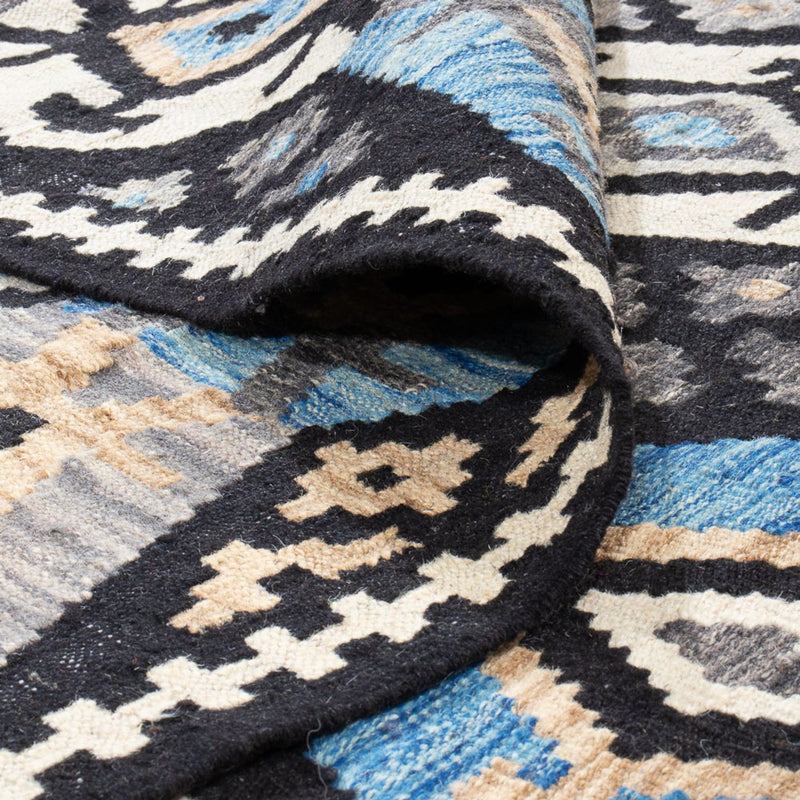 Kelim Rug - Splash - 247 x 175 cm - multicolored