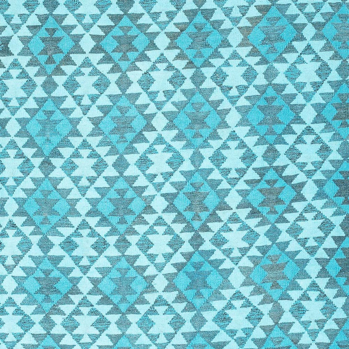 Kelim Rug - Trendy - Vintage/Overdyed - 277 x 195 cm - turquoise