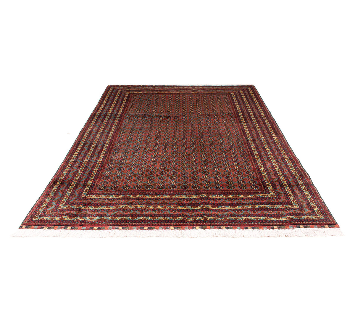Afghan Rug - Bukhara - 304 x 200 cm - multicolored