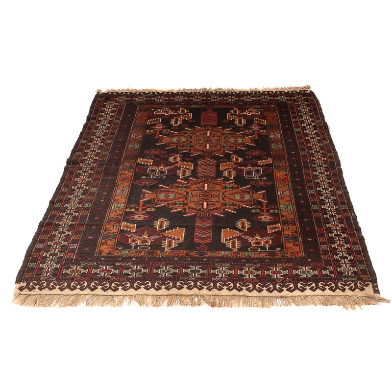Afghan Rug - 189 x 127 cm - brown