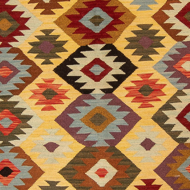 Kelim Rug - Splash - 204 x 144 cm - multicolored