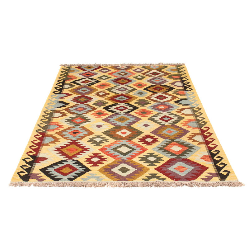 Kelim Rug - Splash - 204 x 144 cm - multicolored