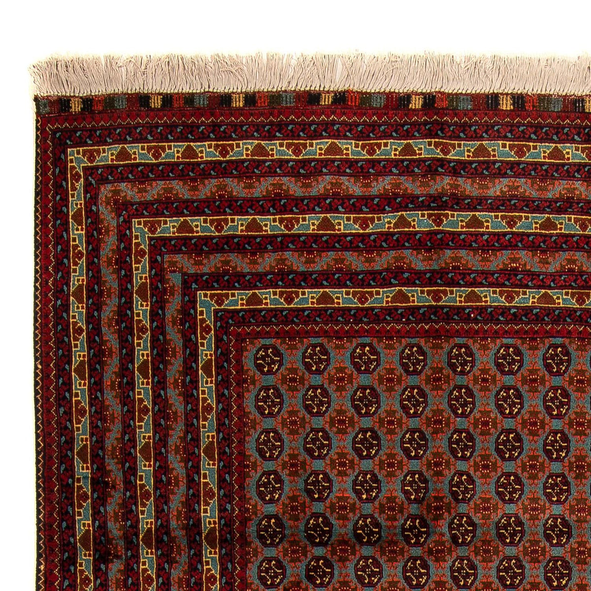 Afghan Rug - Bukhara - 296 x 196 cm - multicolored