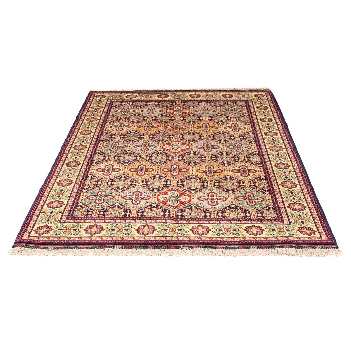 Afghan Rug - 199 x 153 cm - multicolored