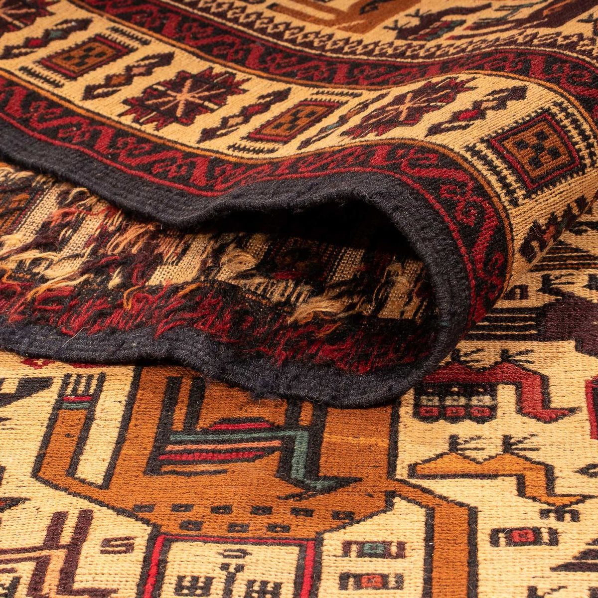 Kelim Rug - Oriental - 200 x 122 cm - beige