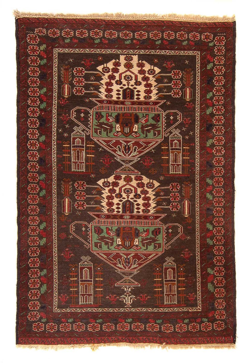 Kelim Rug - Oriental - 179 x 130 cm - brown