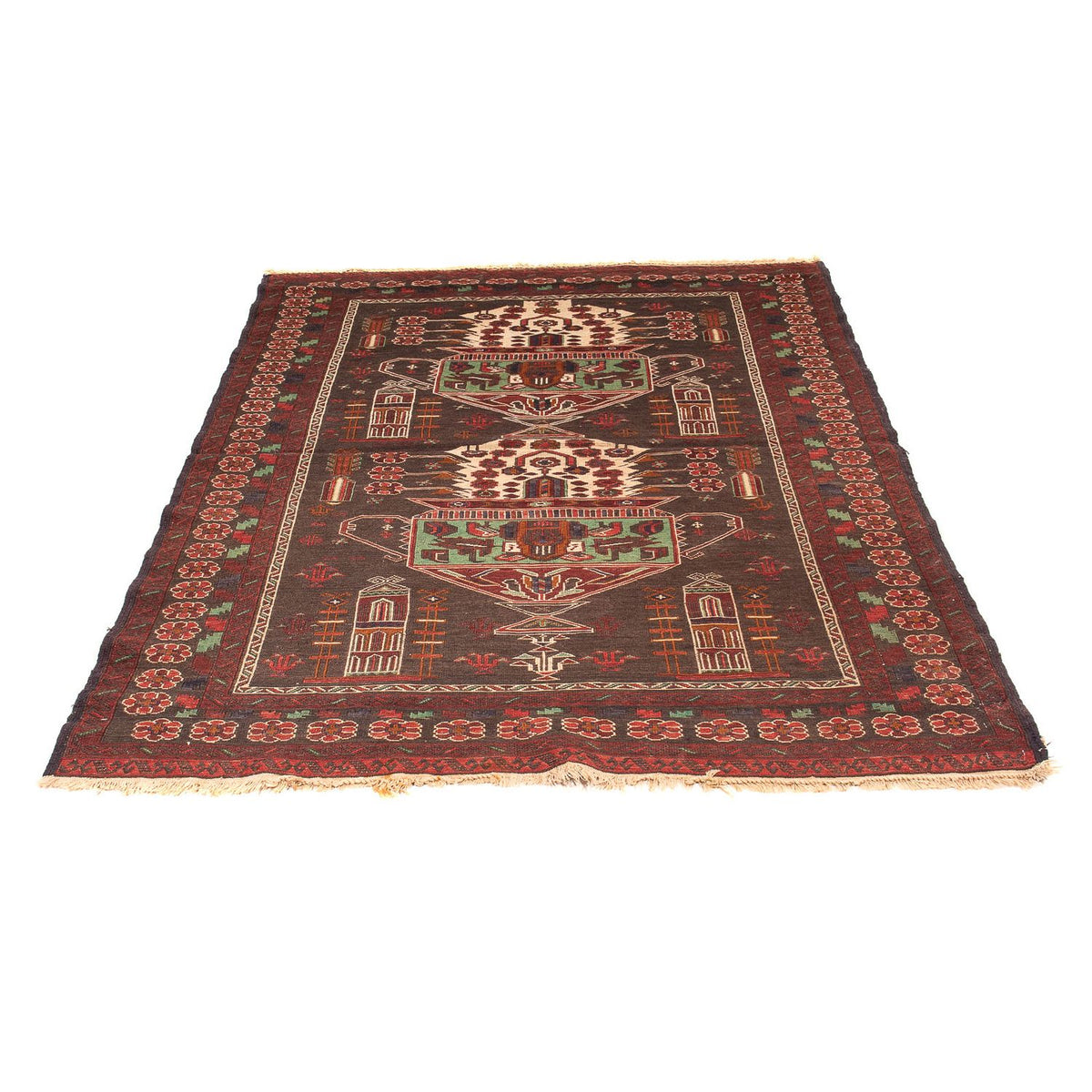 Kelim Rug - Oriental - 179 x 130 cm - brown