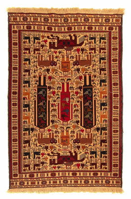 Kelim Rug - Oriental - 197 x 129 cm - light brown