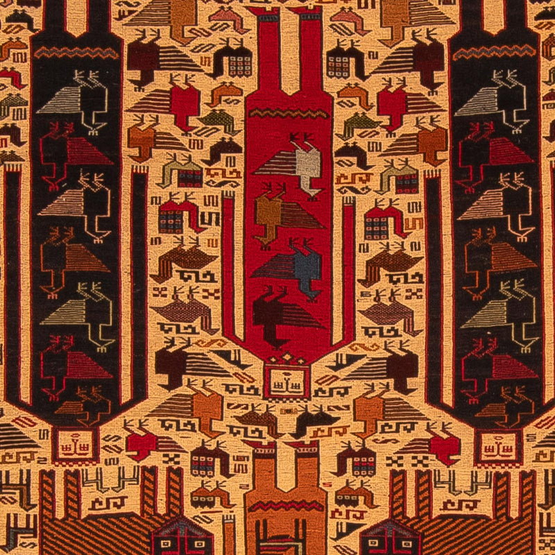 Kelim Rug - Oriental - 197 x 129 cm - light brown