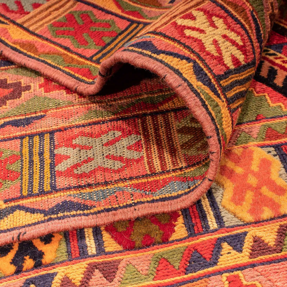 Kelim Rug - Oriental - 180 x 142 cm - multicolored