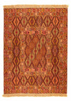 Afghan Kilim Rug 138x174cm - Rectangle / Multicolored / 138 x 174 cm Rectangle