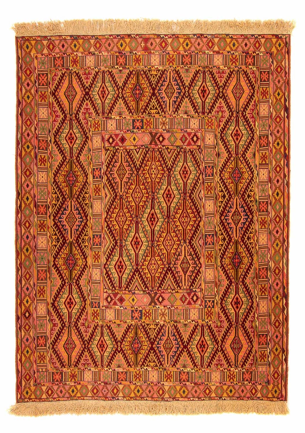 Kelim Rug - Oriental - 174 x 138 cm - multicolored