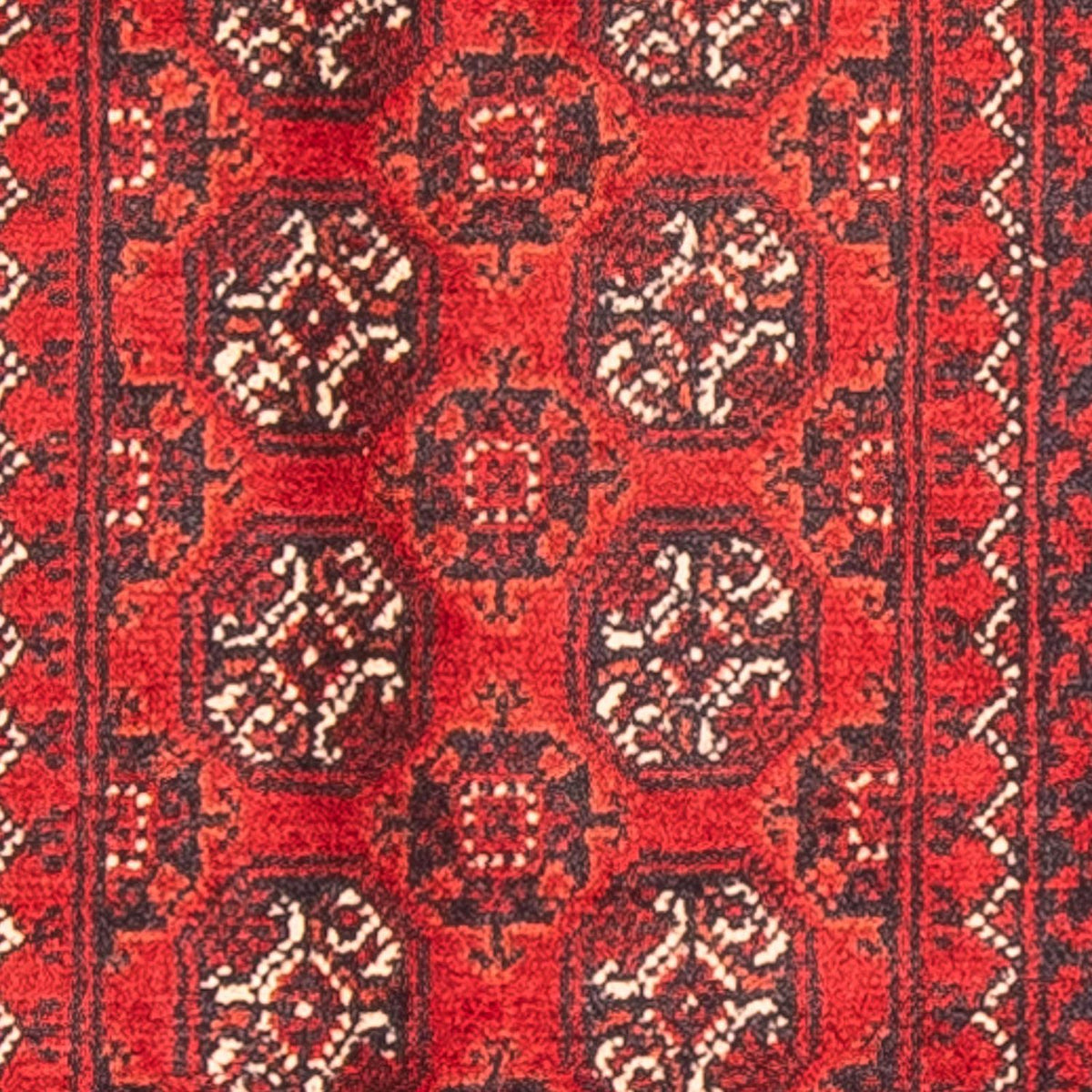 Afghan Rug - 100 x 69 cm - dark red