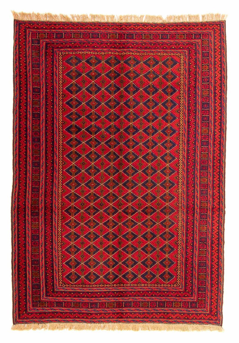 Kelim Rug - Oriental - 202 x 153 cm - dark red