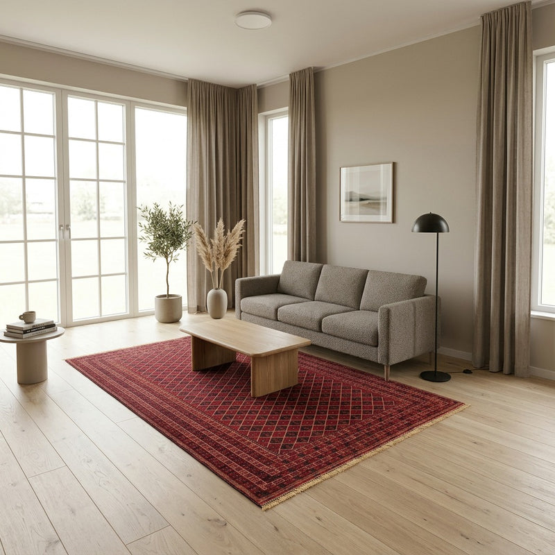 Afghan Kilim Rug 196x296cm