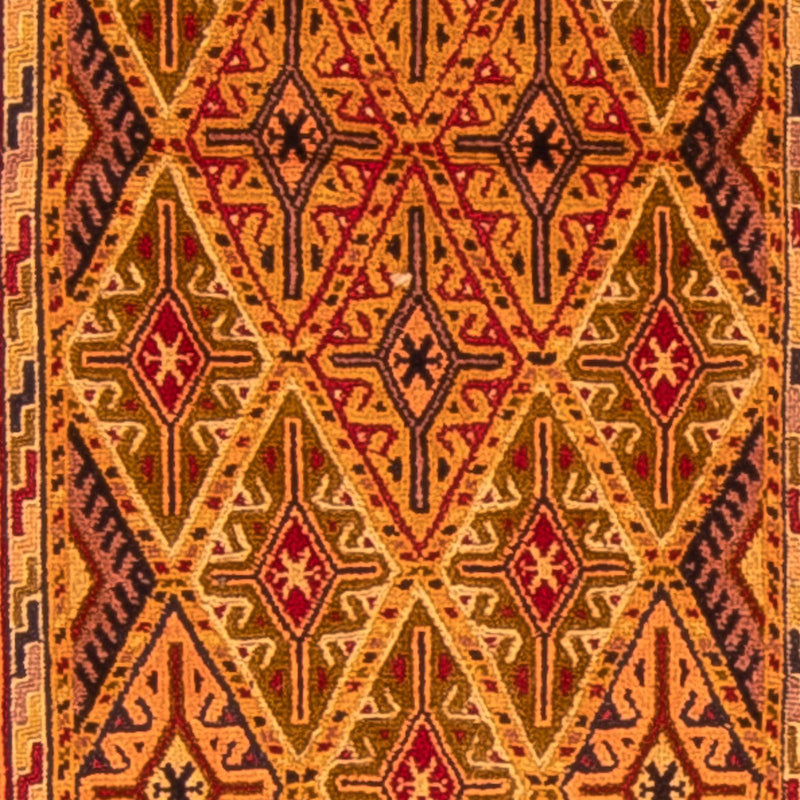 Runner Kelim Rug - Oriental - 194 x 61 cm - brown