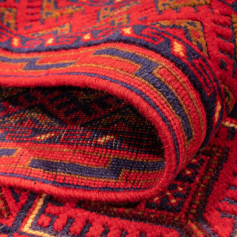 Runner Kelim Rug - Oriental - 280 x 69 cm - dark red