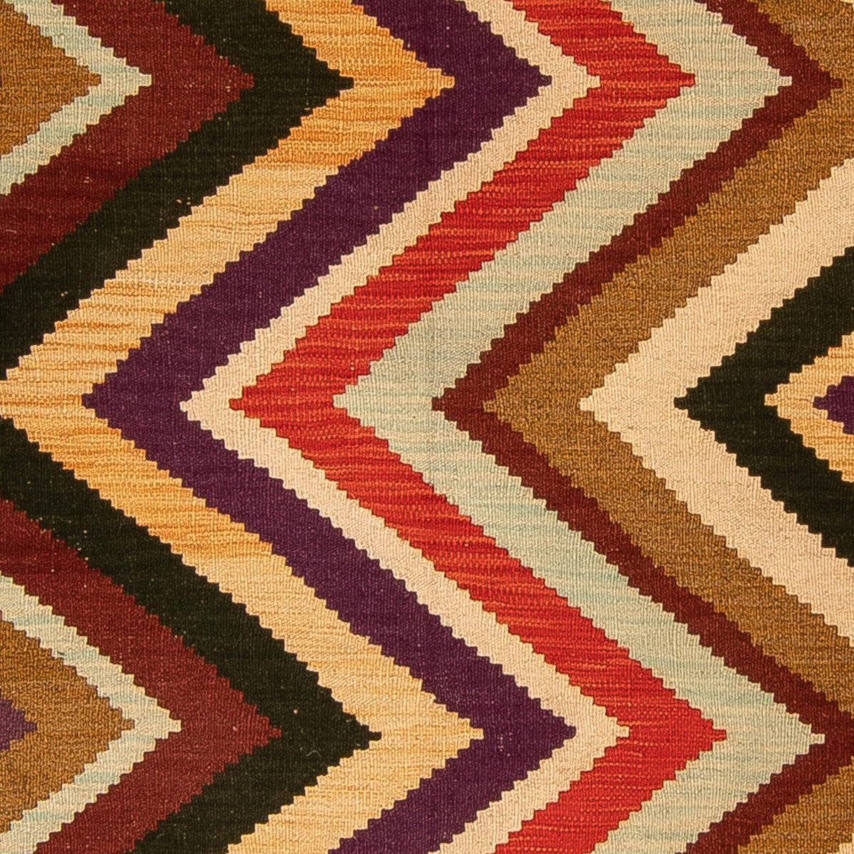 Kelim Rug - Splash - 203 x 145 cm - multicolored